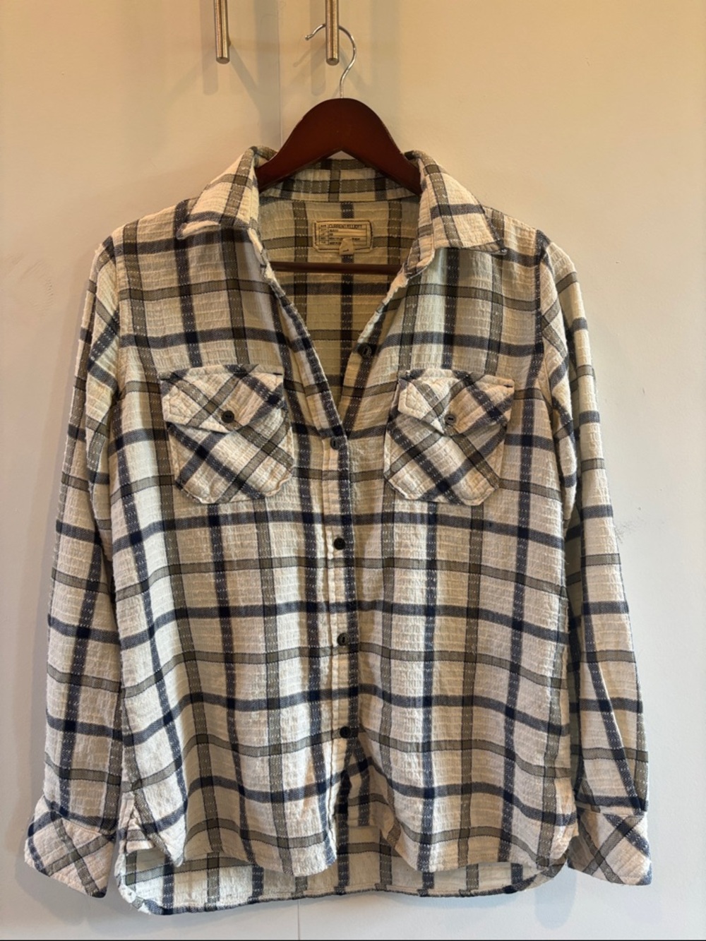 Current/Elliott women cotton blend shirt size Small